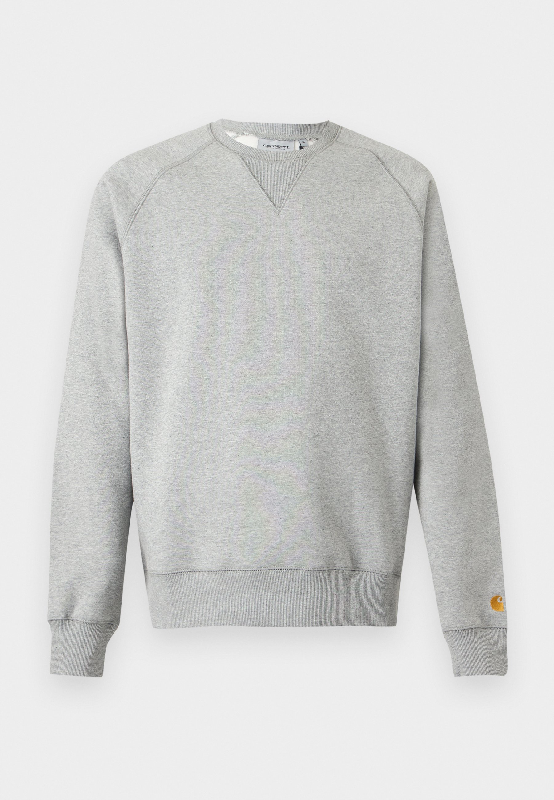 Carhartt WIP CHASE - Sweatshirt - grey heather/gold-coloured