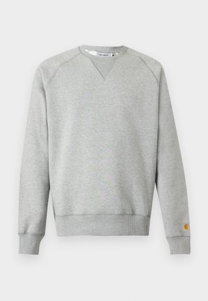 Carhartt WIP, CHASE - Pusa - grey heather/gold