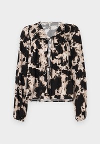 OBJHENLEY FAIR - Bluse - white sand/black