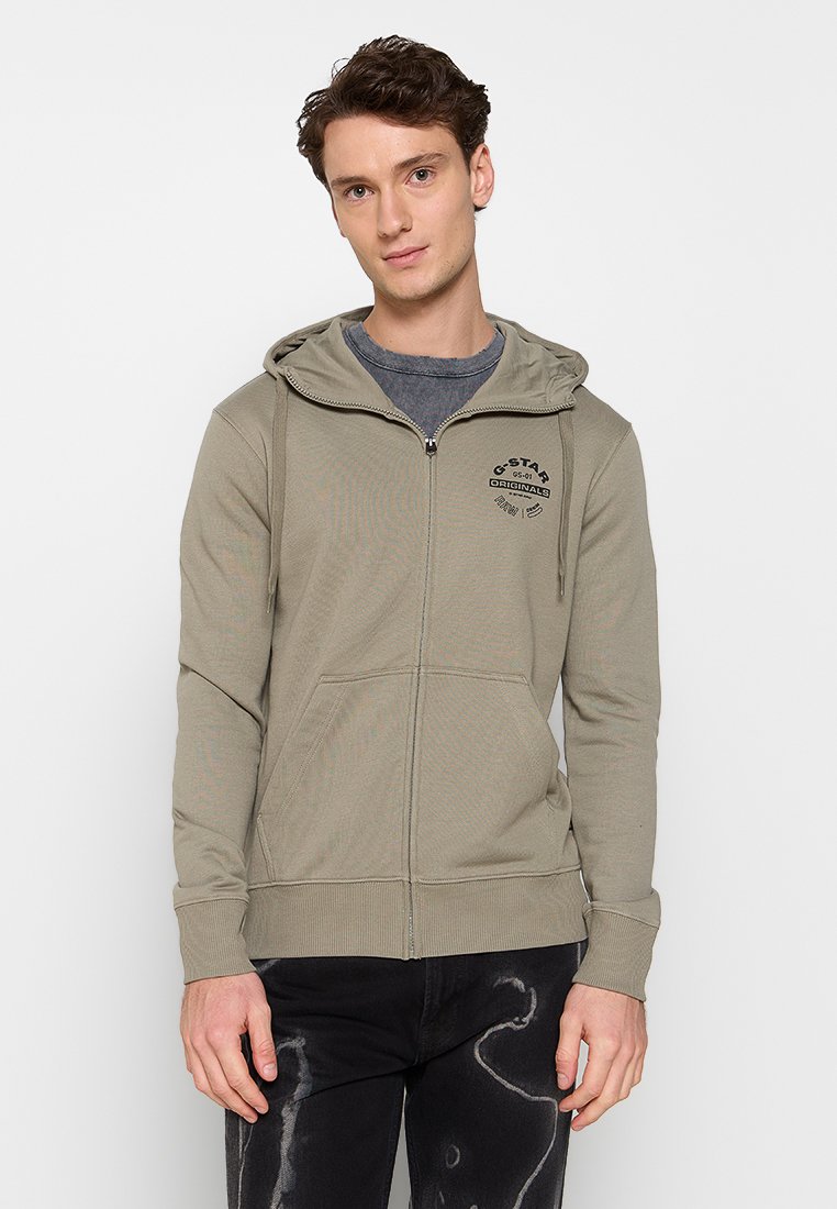G-Star Sweater met rits beige
