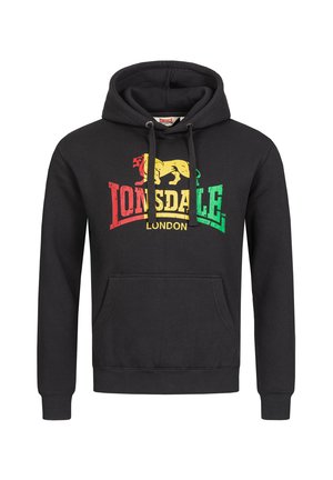 Jersey con capucha - black