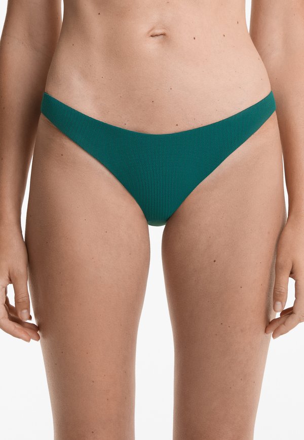 MEDIUM-COVERAGE U-CUT PIQUÉ - Bikini-Hose