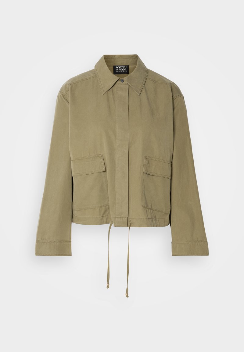 Scotch & Soda Lichte jas kaki