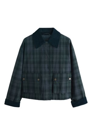 Next, REGULAR FIT -HERTIAGE CORD COLLAR  - Giacca outdoor - navy check