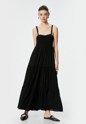 Koton STRAPPY - Vestido largo - black