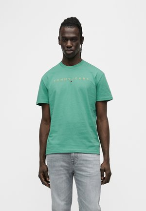 LINEAR LOGO TEE - T-Shirt basic - bahama green