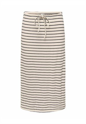 ONLY Carmakoma CARJANA - Maxi skirt - cloud dancer