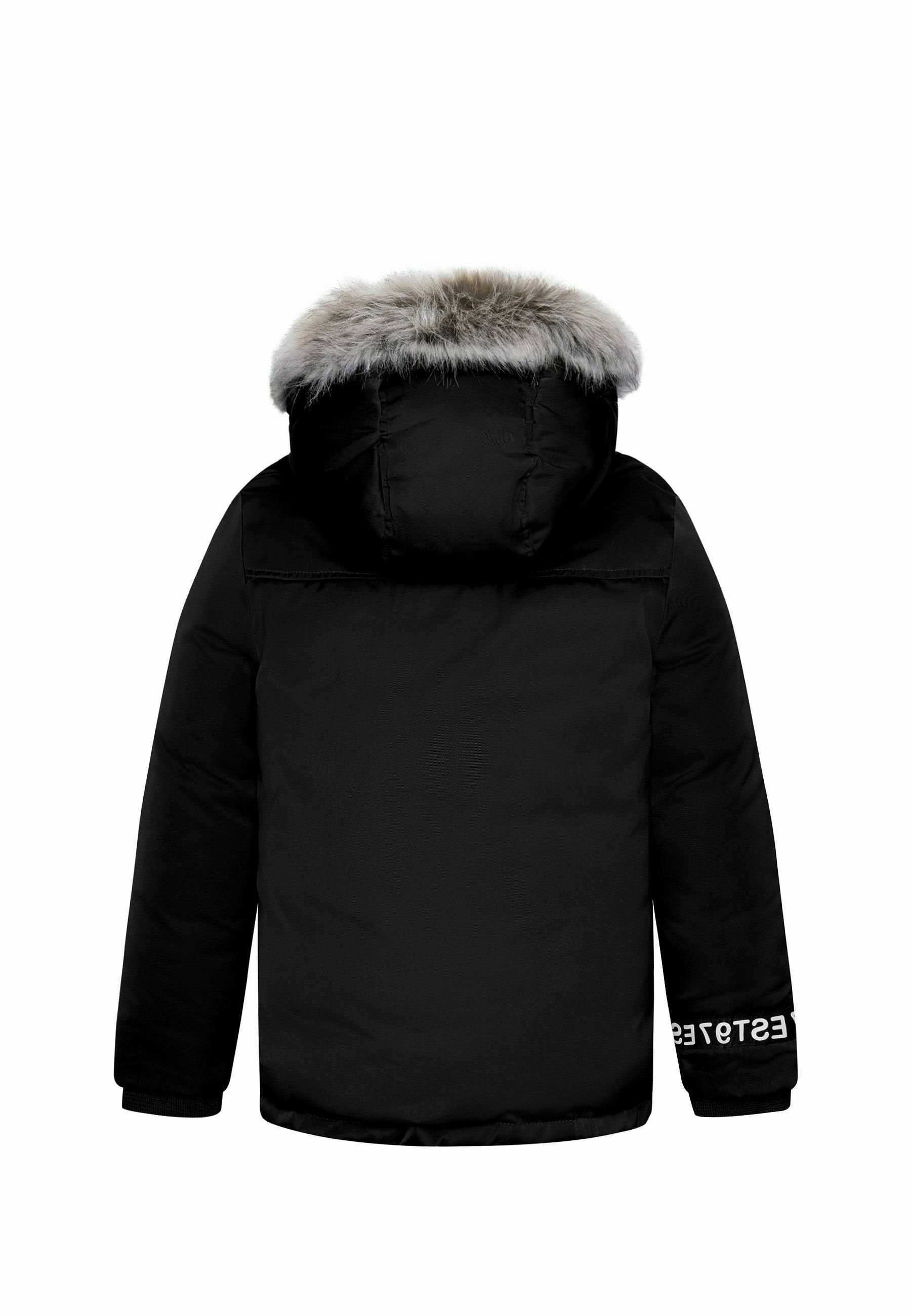 MINOTI HOODED - Winterjas - black/zwart - Zalando.nl