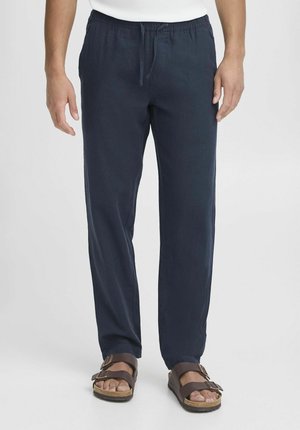 INDICODE JEANS IDPASSOL LINEN MIX - Kelnės - navy
