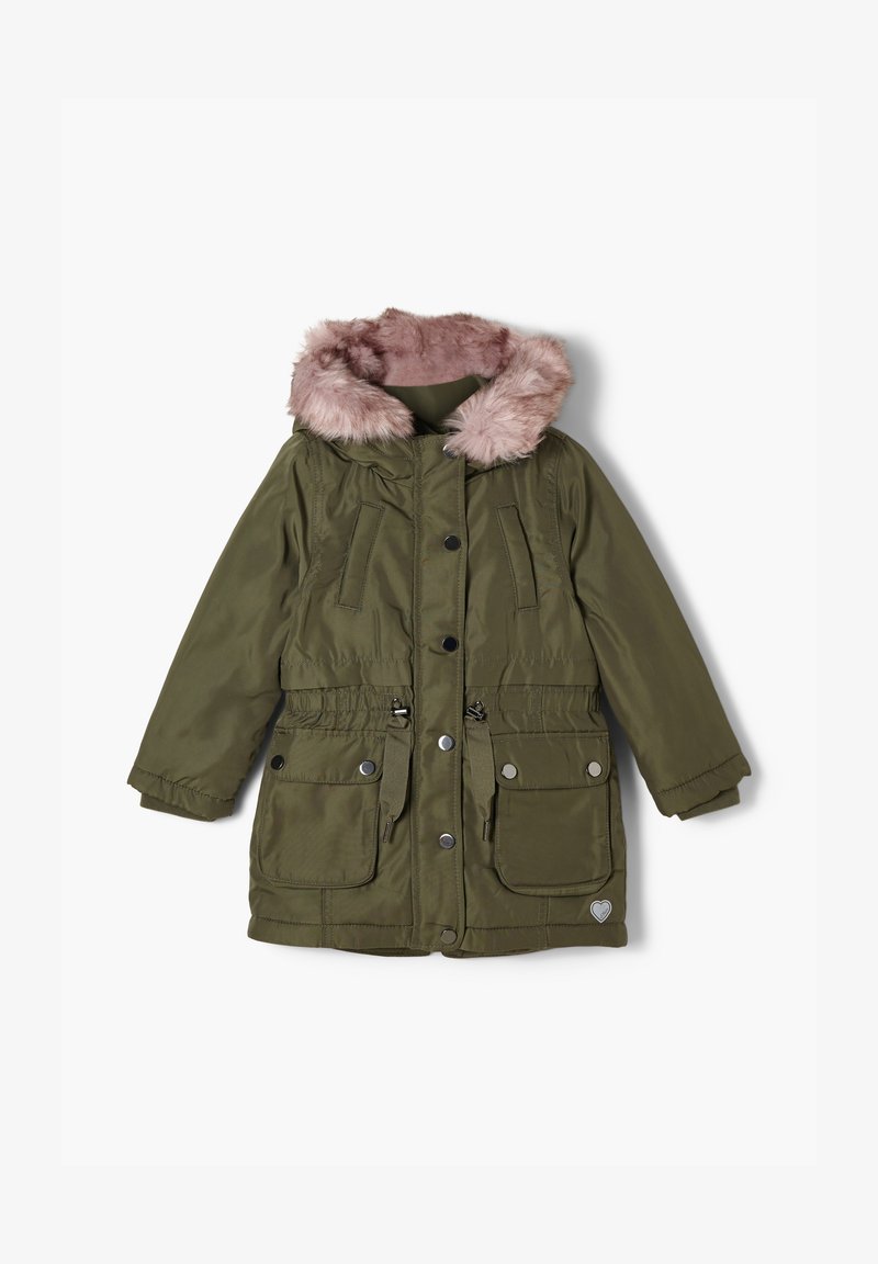 s.Oliver PARKA MIT FLEECEFUTTER - Parkatakki - khaki