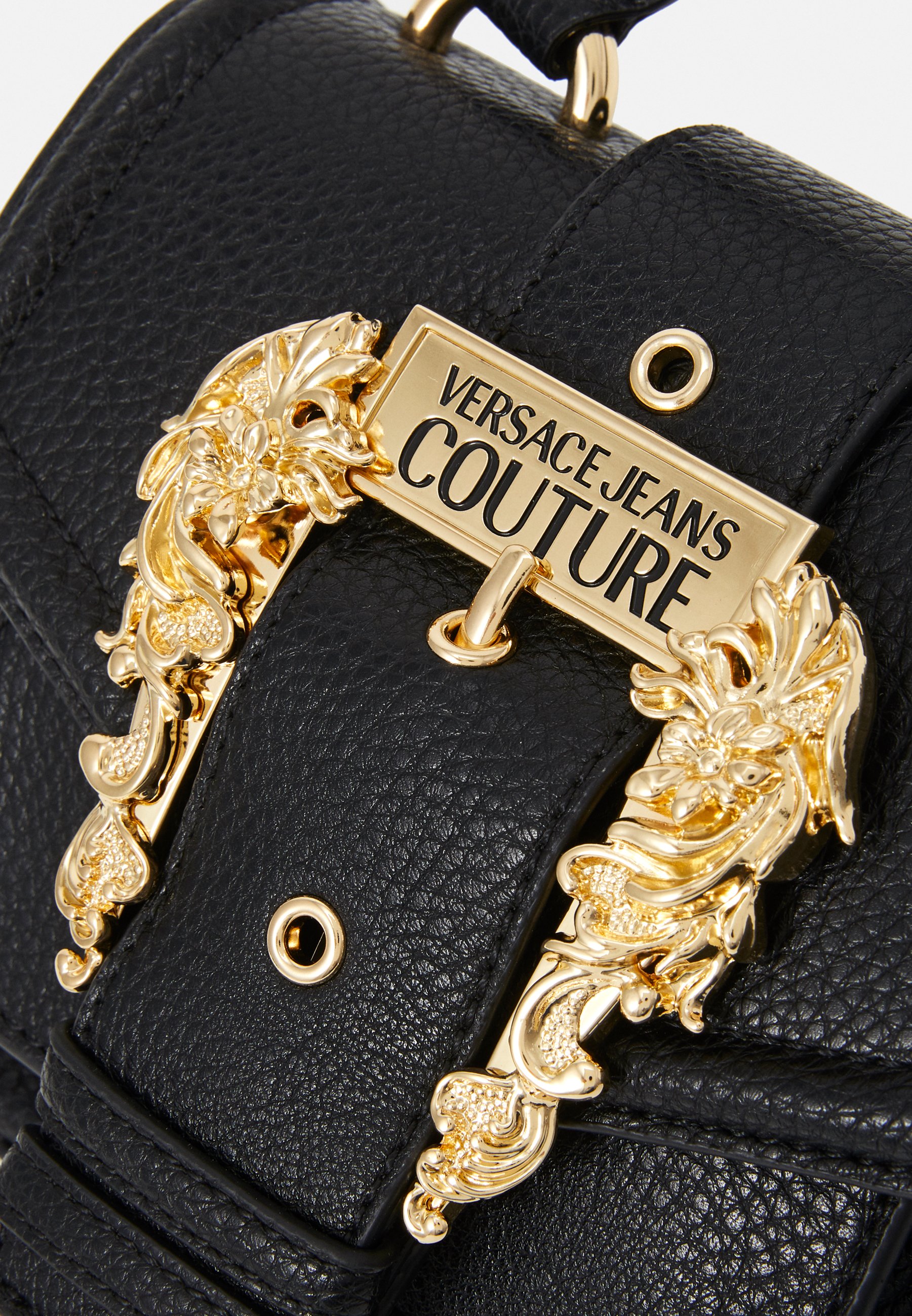 Versace Jeans Couture MINI TOP HANDLE - Borsa a mano - nero - Zalando
