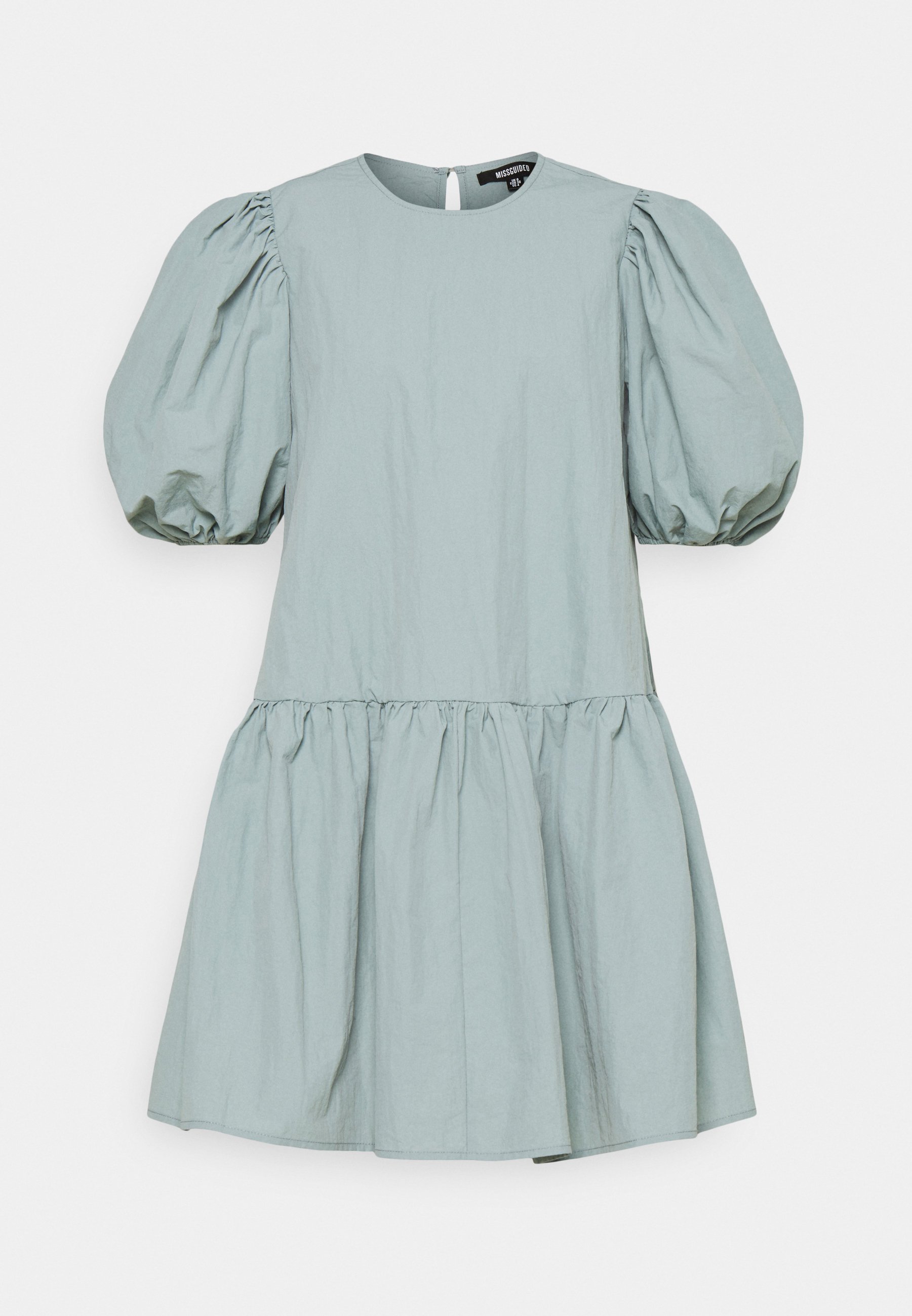 Missguided PUFF SLEEVE SMOCK DRESS 