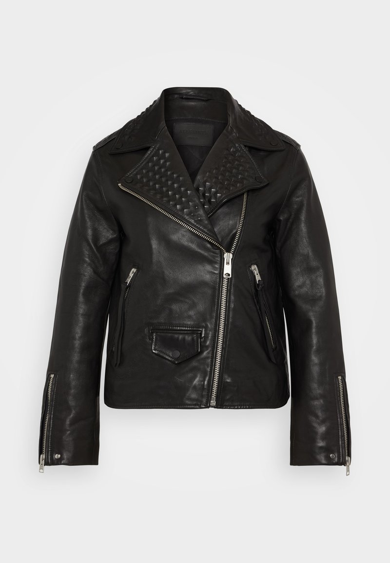 AllSaints Leren jas zwart AllSaints Leren jas zwart