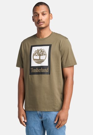 Timberland Print T-shirt - leaf green