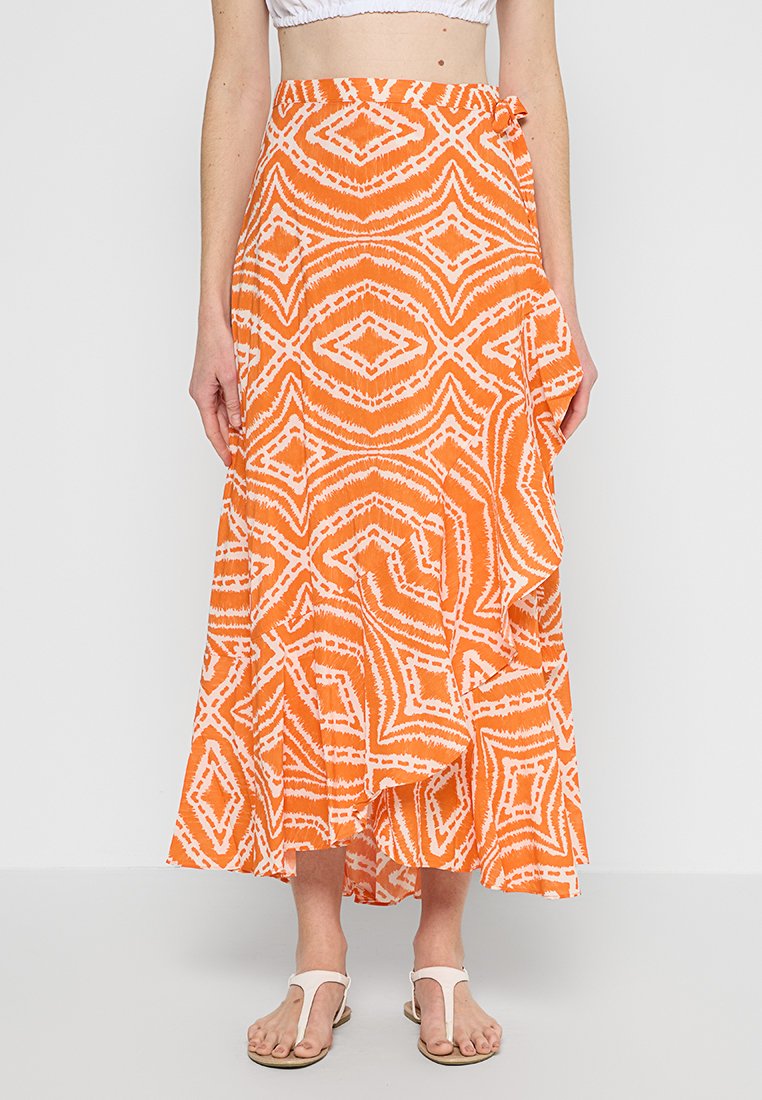 Seafolly Wikkelrok oranje