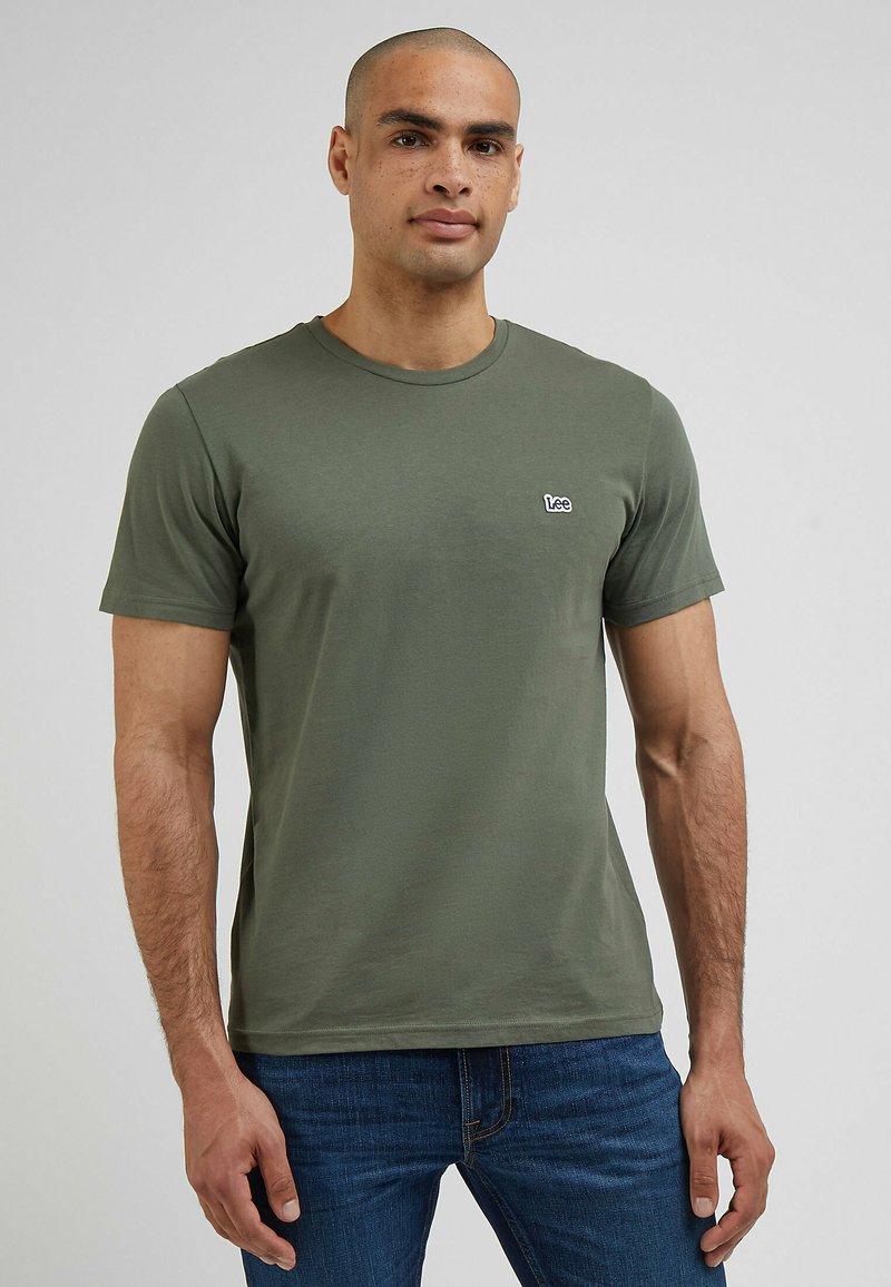 Lee - SS PATCH LOGO  - T-Shirt basic - olive grove, Vergrößern