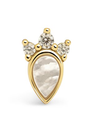 CROWN - Boucle d'oreille individuelle - gold-coloured