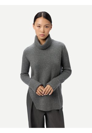 DETACHABLE COLLAR - Pullover - stone gray