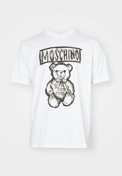 MOSCHINO Trükipildiga T-särk - fantasia bianco