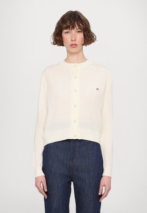 PATCH CARDIGAN - Cardigan - off white