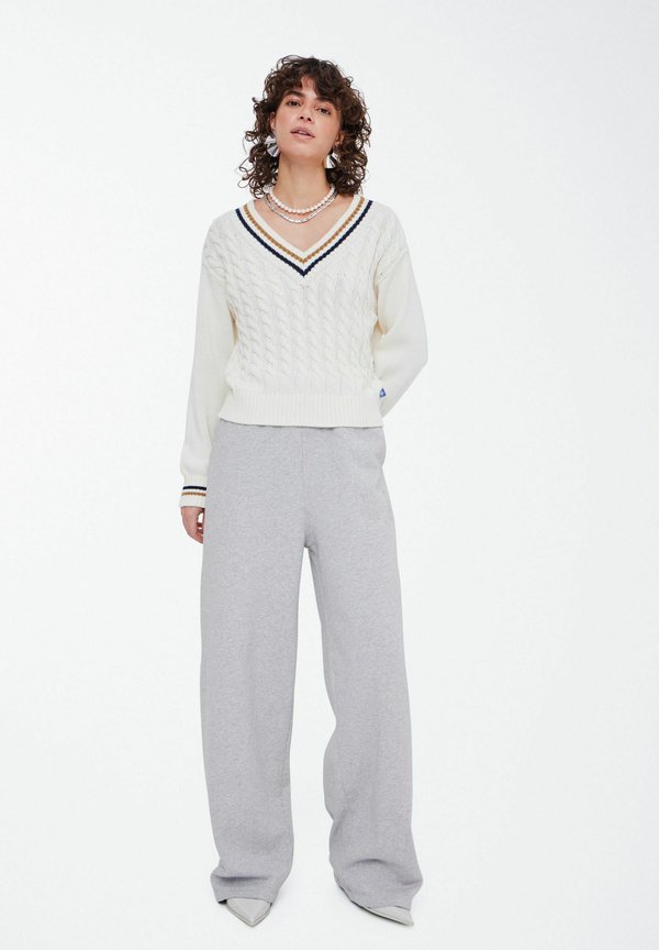 BAFIRANZE V NECK - Jumper - cloud dancer4