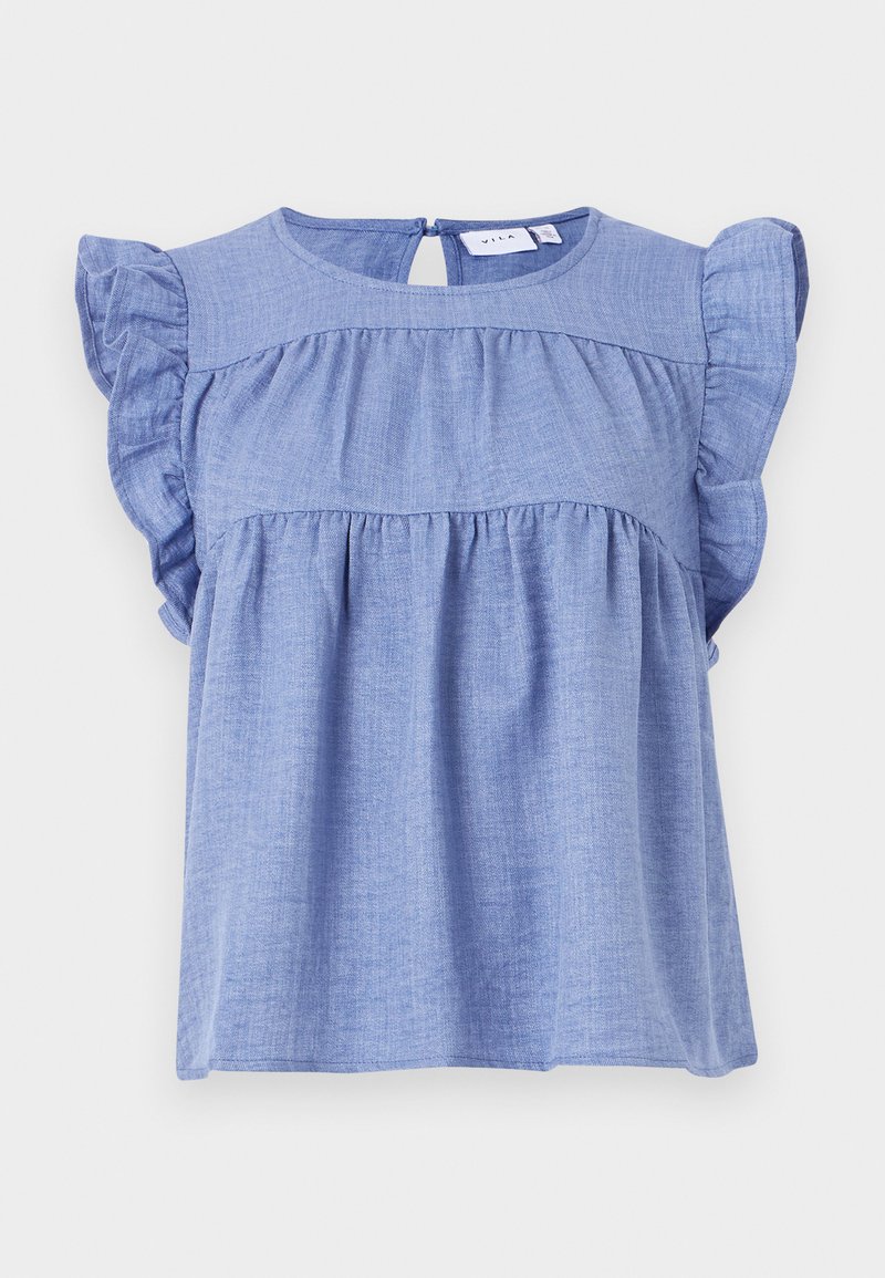 Vila Blouse blauw