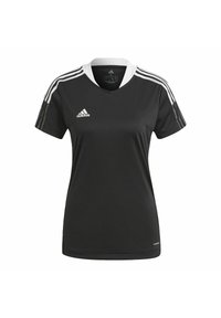 adidas Performance TIRO21 TR JERSEY W - Nyomott mintás póló - black