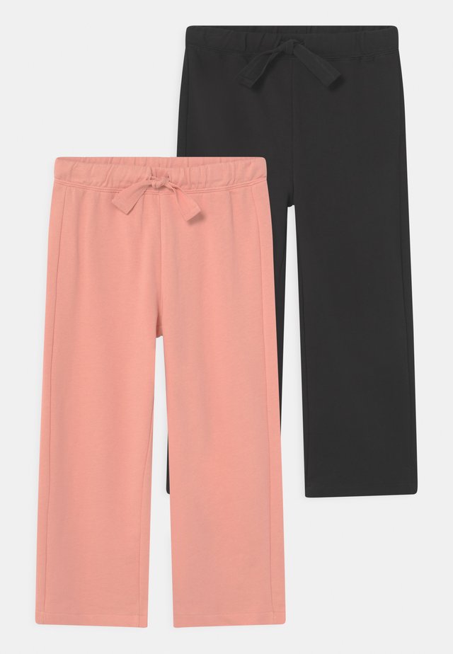 CROPPED 2 PACK - Træningsbukser - burnt coral/caviar