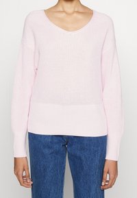 BOSS Stickad tröja - pink