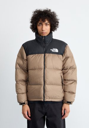 RETRO NUPTSE JACKET - Dūnu jaka - mocha brown/black