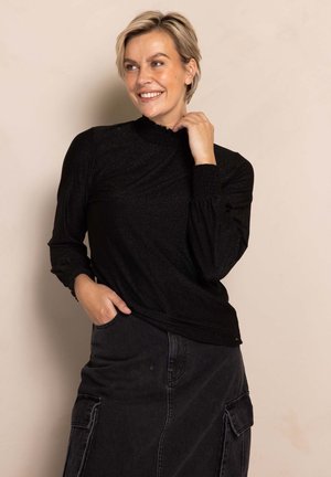 VEZNA - Strickpullover - black