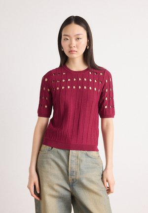 T-shirt con stampa - beet