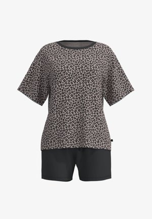 TOM TAILOR, SHORTY SET - Pidžaamakomplekt - braun-mittel-allover
