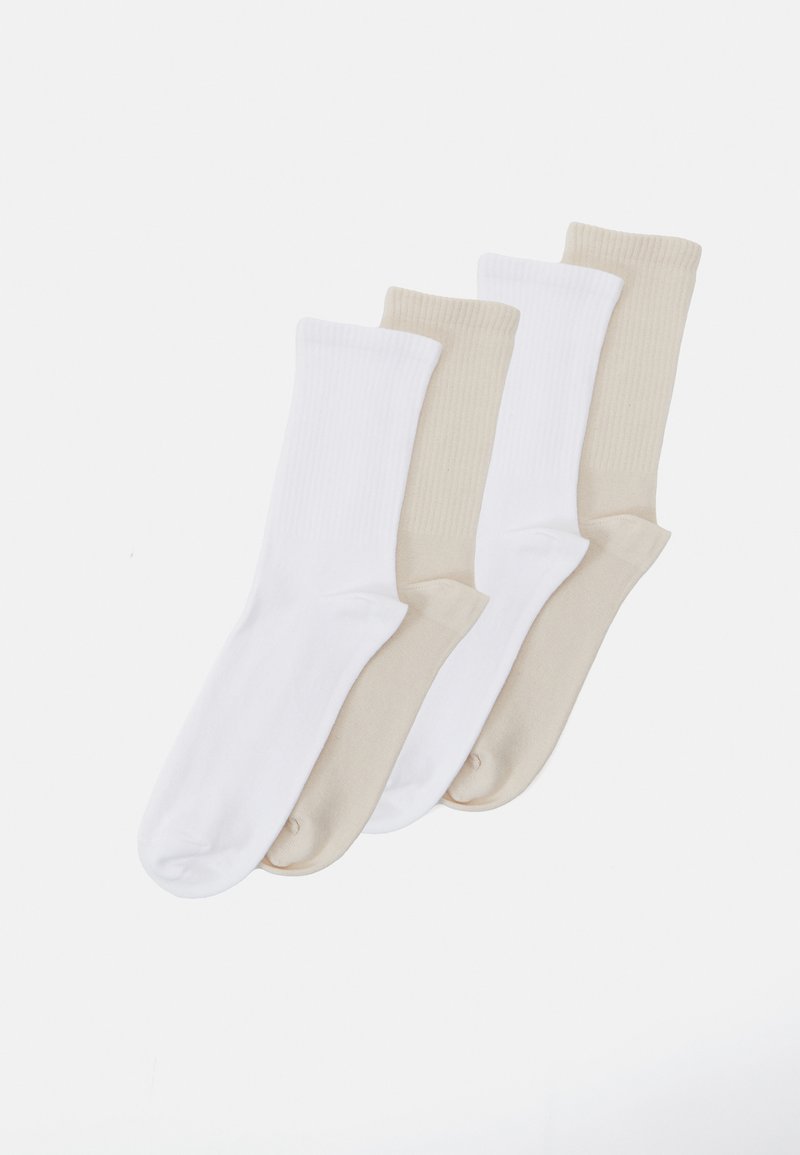 Lindex SPORTY 4 PACK - Strømper - light dusty beige