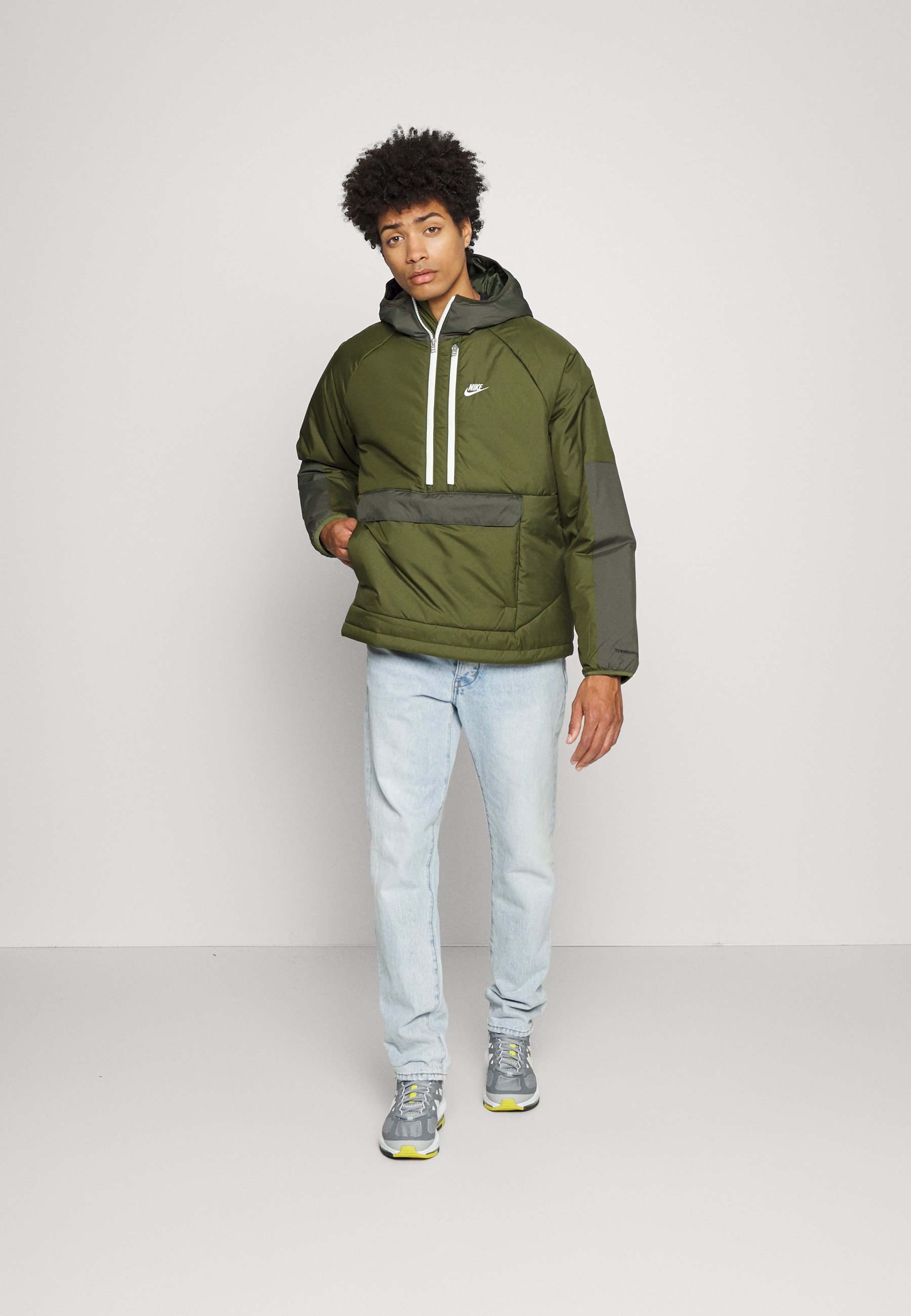 green anorak jacket