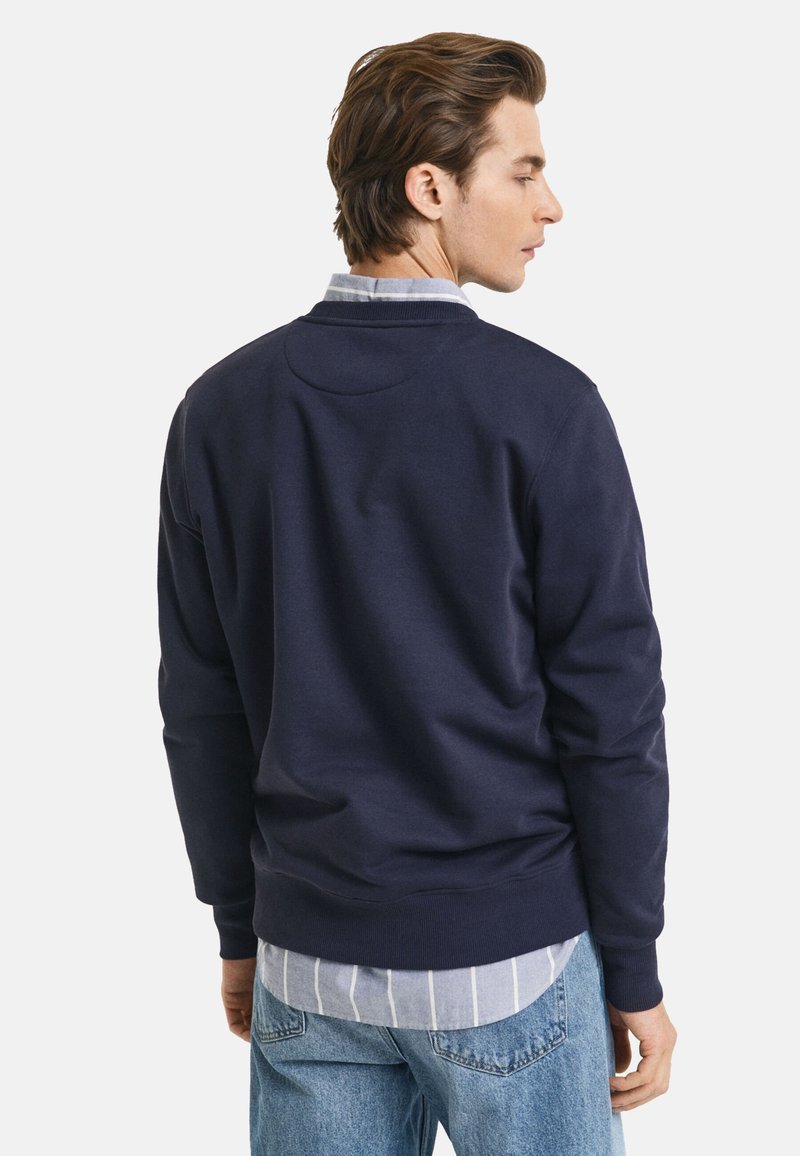 GANT SHIELD C NECK Sudadera evening blue/azul marino