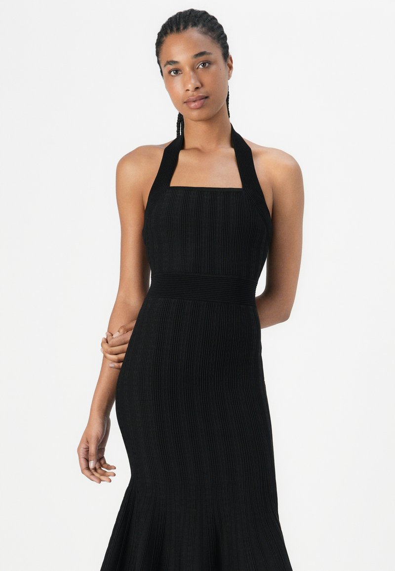 Guess HALTER STRAP SOFIE DRESS - Cocktail dress / Party dress - jet  black/black - Zalando.ie