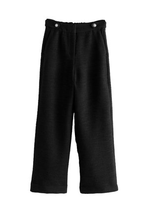 REGULAR FIT - WIDE - Broek - black