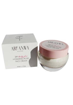 GESICHTSCREME 24H DAILY GLOW HYDRATING ROSE FACE CREAM - Soin de jour - -