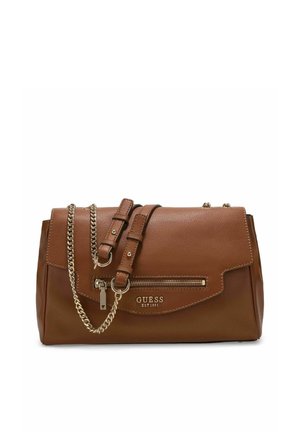 Guess, ANTONIA CONVERTIBLE XBODY FLAP - Sac bandoulière - cognac