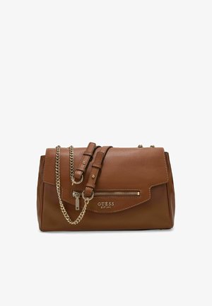 Guess, ANTONIA CONVERTIBLE XBODY FLAP - Sac bandoulière - cognac