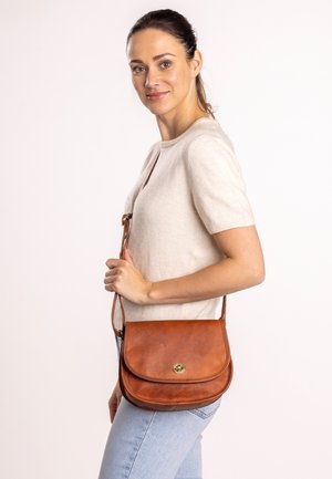 ALESSA - Cross body bag - braun