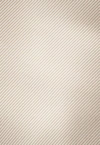 Lichtbeige stof met een diagonaal ribbelpatroon, een gladde textuur en een subtiele glans. Het materiaal lijkt synthetisch en duurzaam.