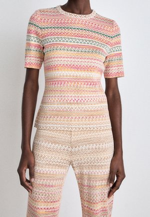 T-shirt print - beige