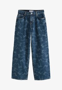 Unausgewählt, dark blue bow print