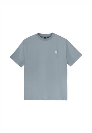 Print T-shirt - ash turquoise