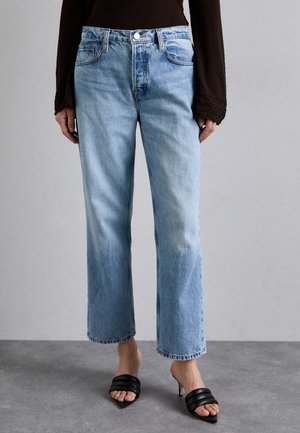 Jeans Straight Leg - light-blue denim