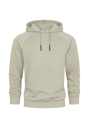 INDICODE JEANS, INNEZZO KAPUZENPULLOVER - Sweat à capuche - stone