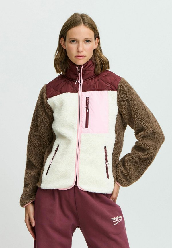 JCBERRI - Fleece jacket - windsor wine mix
