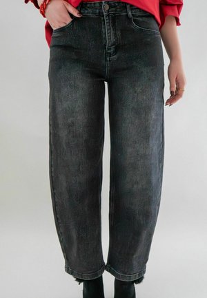 NINA - Jean Mom - black